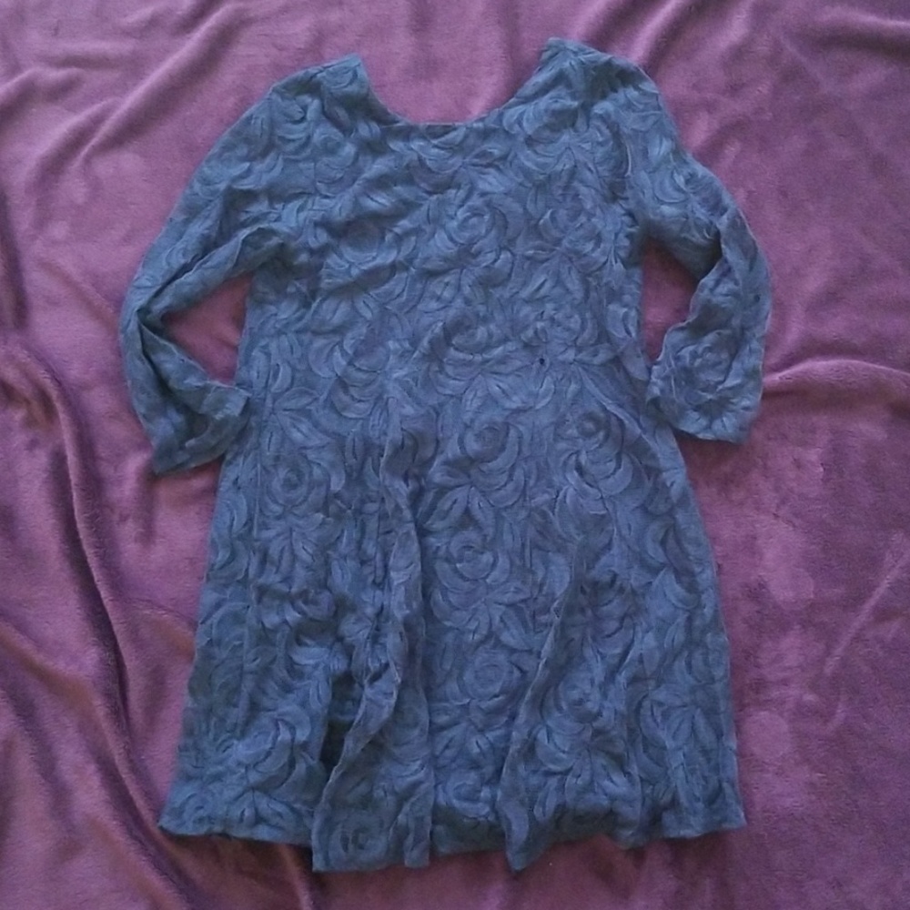 Zack London navy lace dress